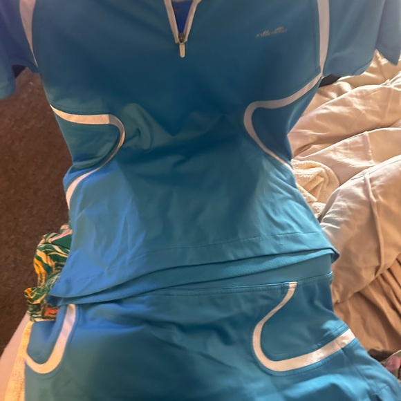 Nike Blue Athletic Set - Picture 1 of 4